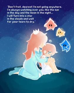 Rosalina's Backstory Mario Galaxy (Fanart)