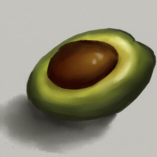 Realistic Avocado (University Assignment)